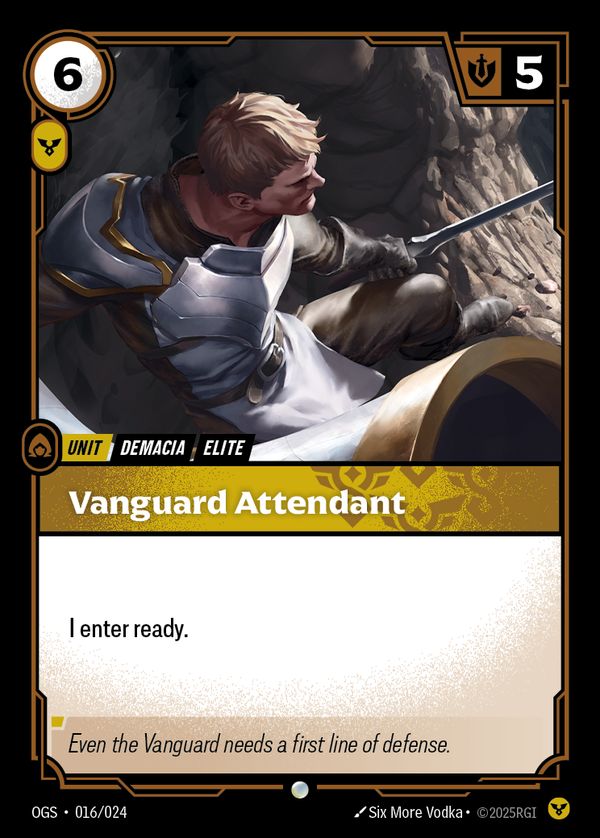 Vanguard Attendant — Riftbound card