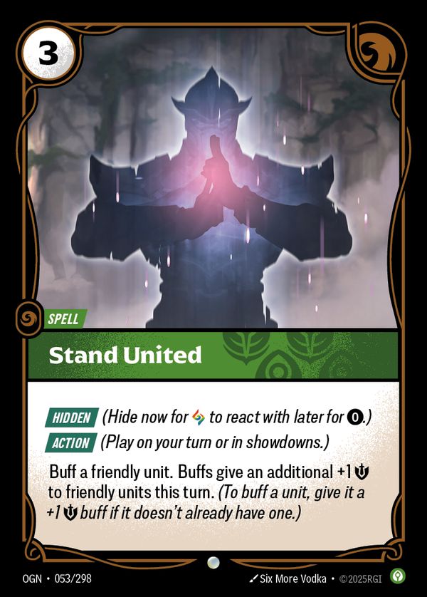Stand United — Riftbound card