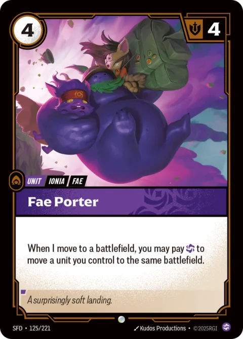 Fae Porter SFD-125 영어판 카드 이미지