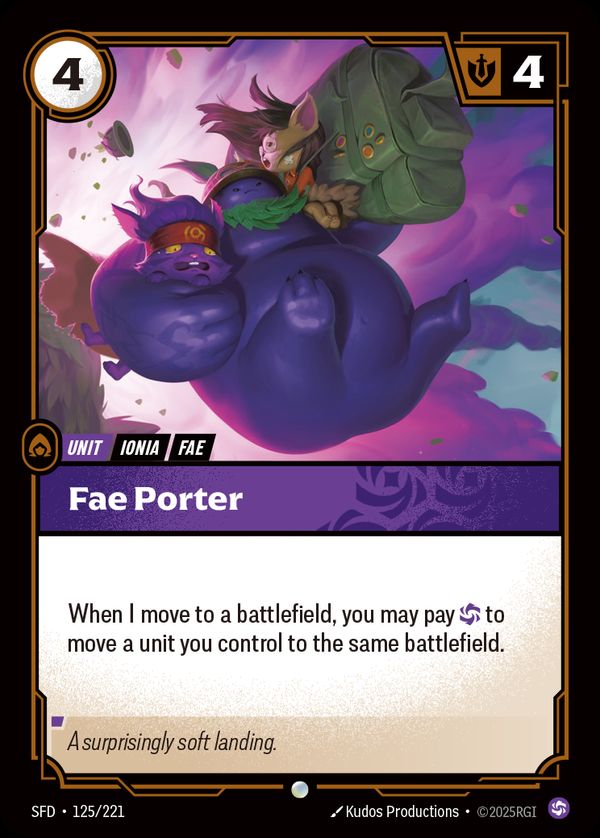 Fae Porter — Riftbound card