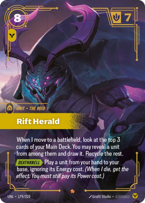 Rift Herald — Unleashed #179, art by Grafit Studio