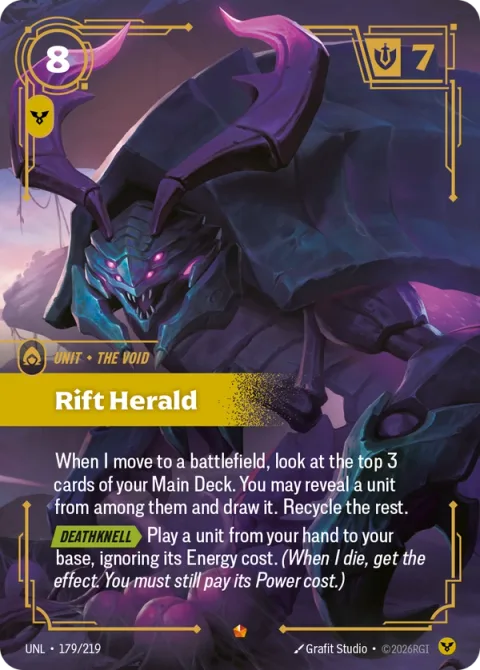 Rift Herald UNL-179 영어판 카드 이미지