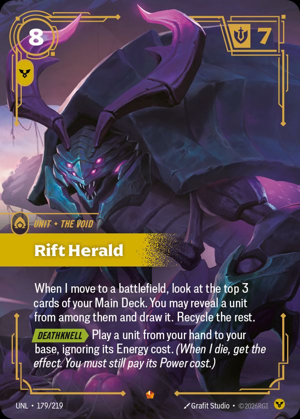 Rift Herald — Riftbound card
