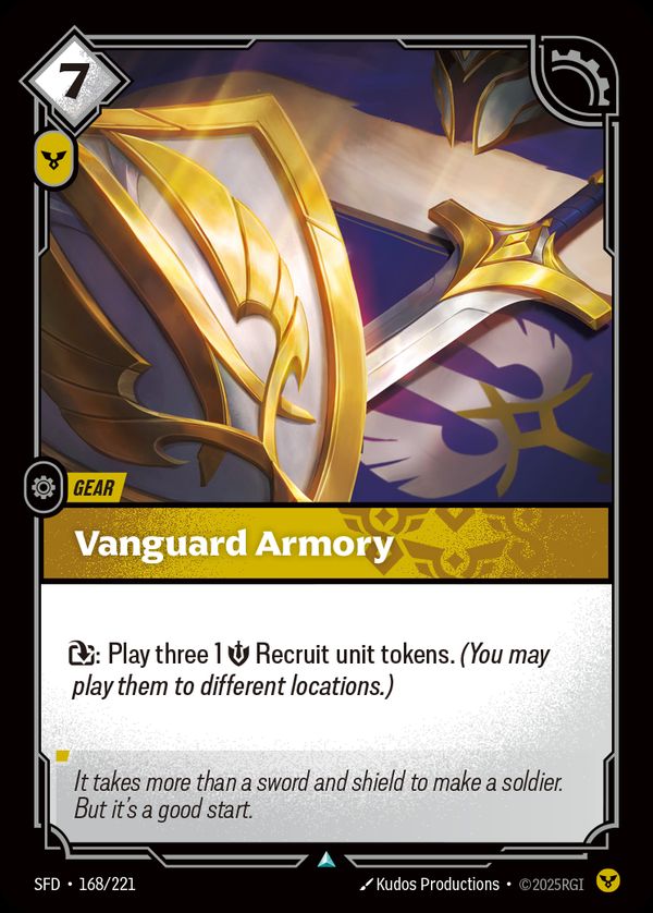 Vanguard Armory — Riftbound card