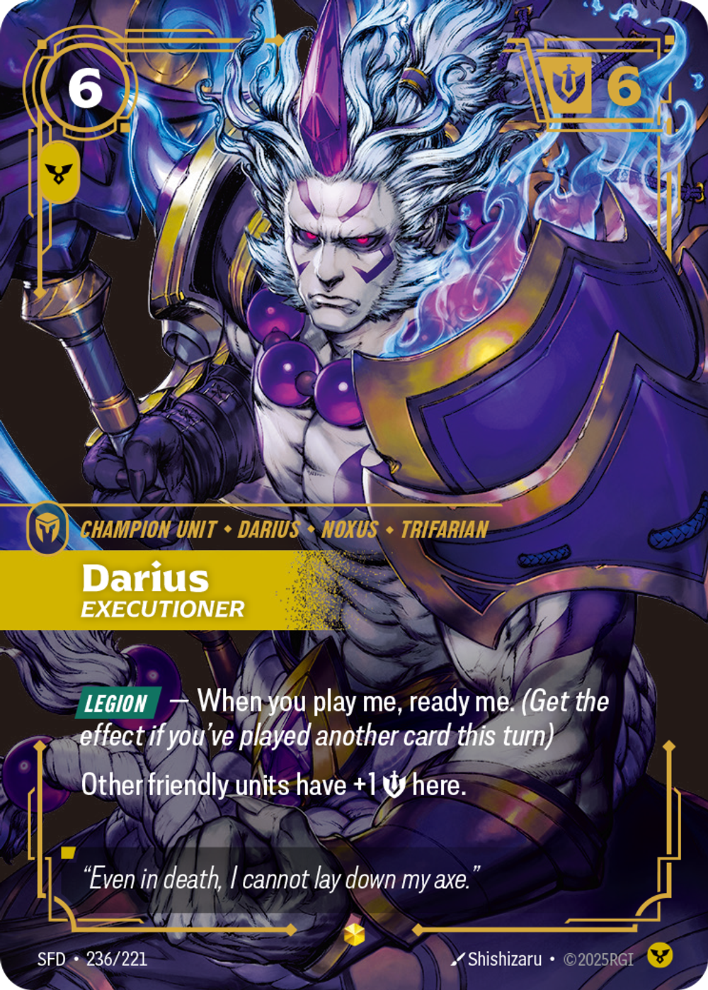 Darius, Executioner (Overnumbered)