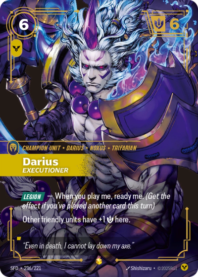 Darius, Executioner (Overnumbered)
