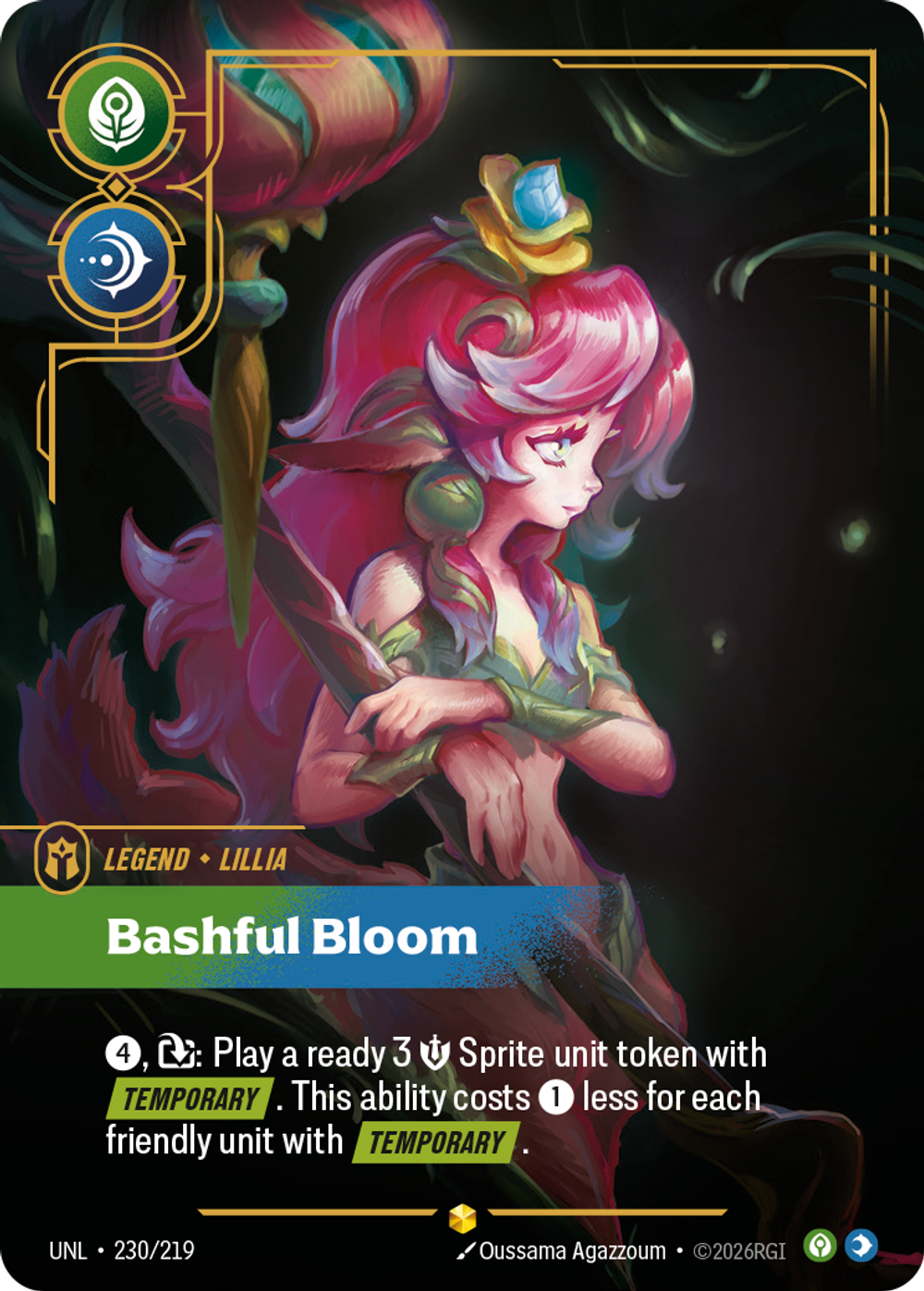 Lillia, Bashful Bloom (Overnumbered)