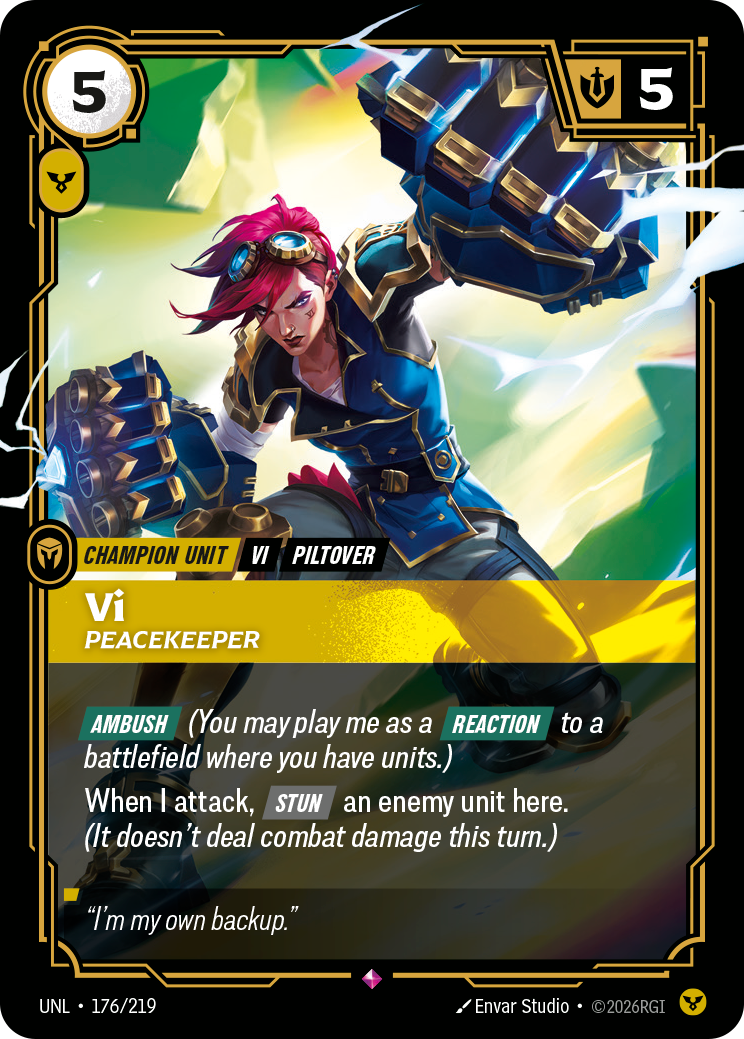 Vi, Peacekeeper