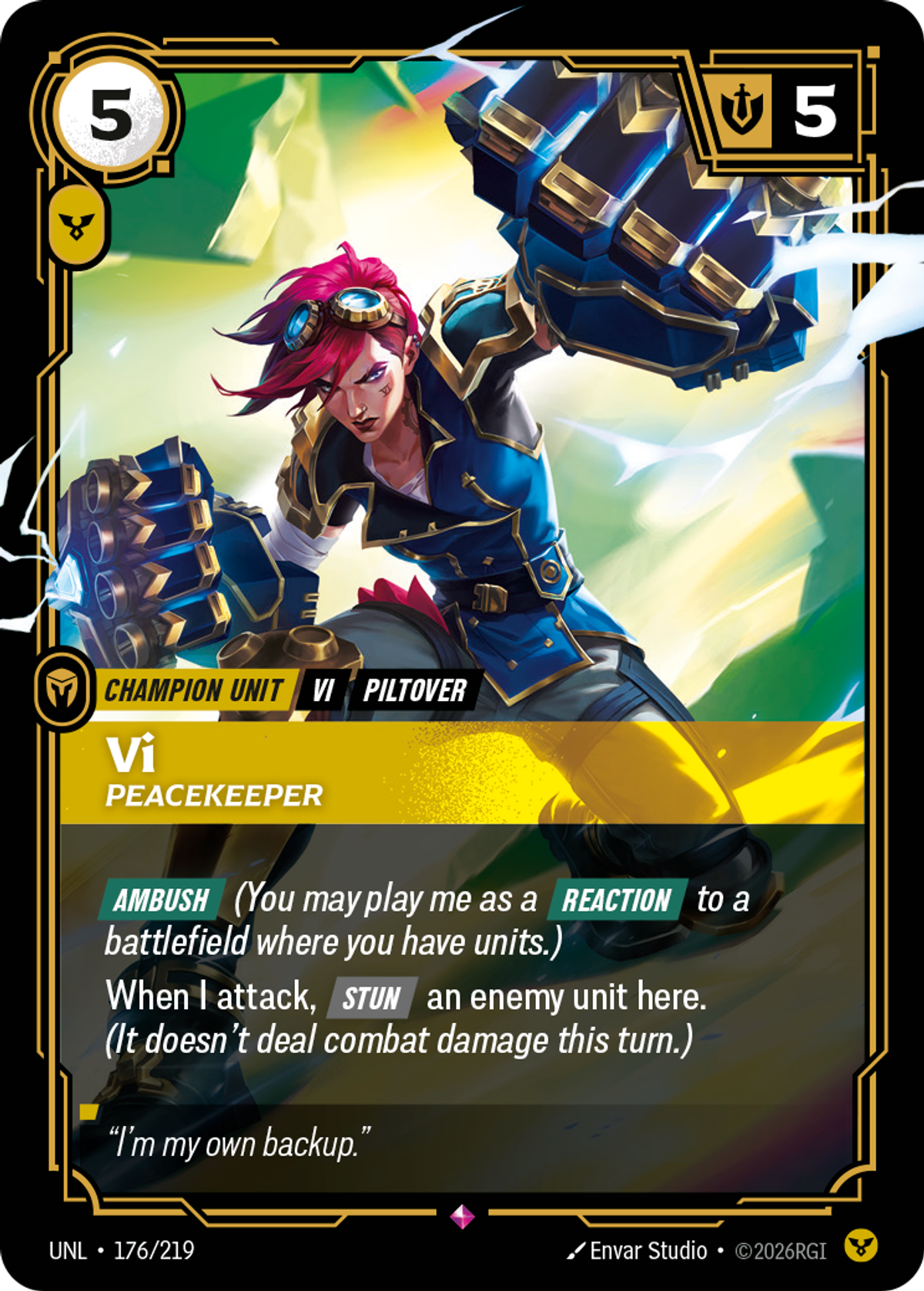 Vi, Peacekeeper