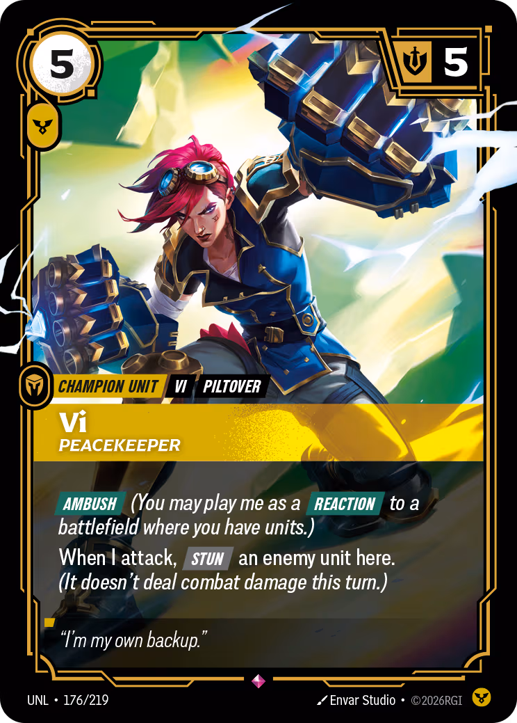 Vi, Peacekeeper