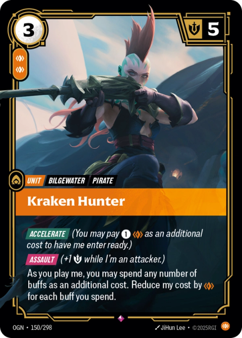 Kraken Hunter — Origins #150, art by JiHun Lee