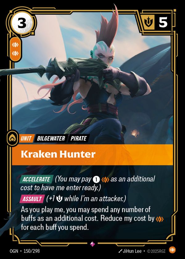 Kraken Hunter — Riftbound card