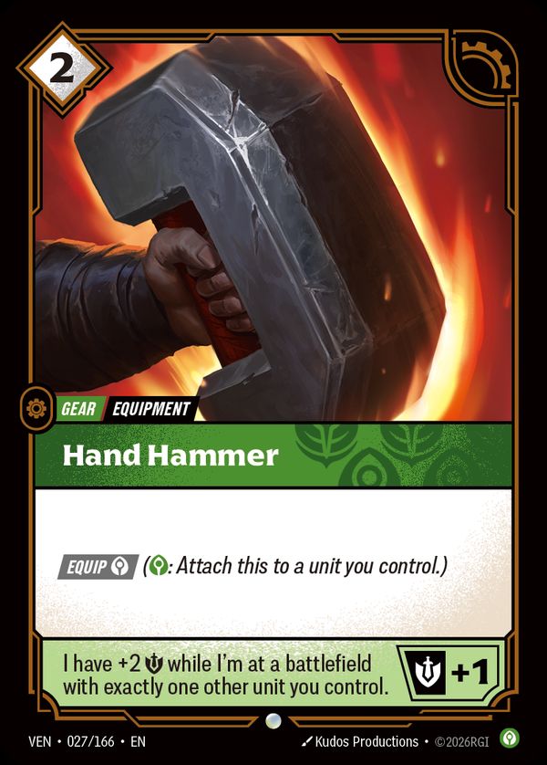 Hand Hammer — Riftbound card