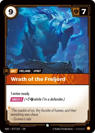 Wrath of the Freljord — Riftbound card RAD 077
