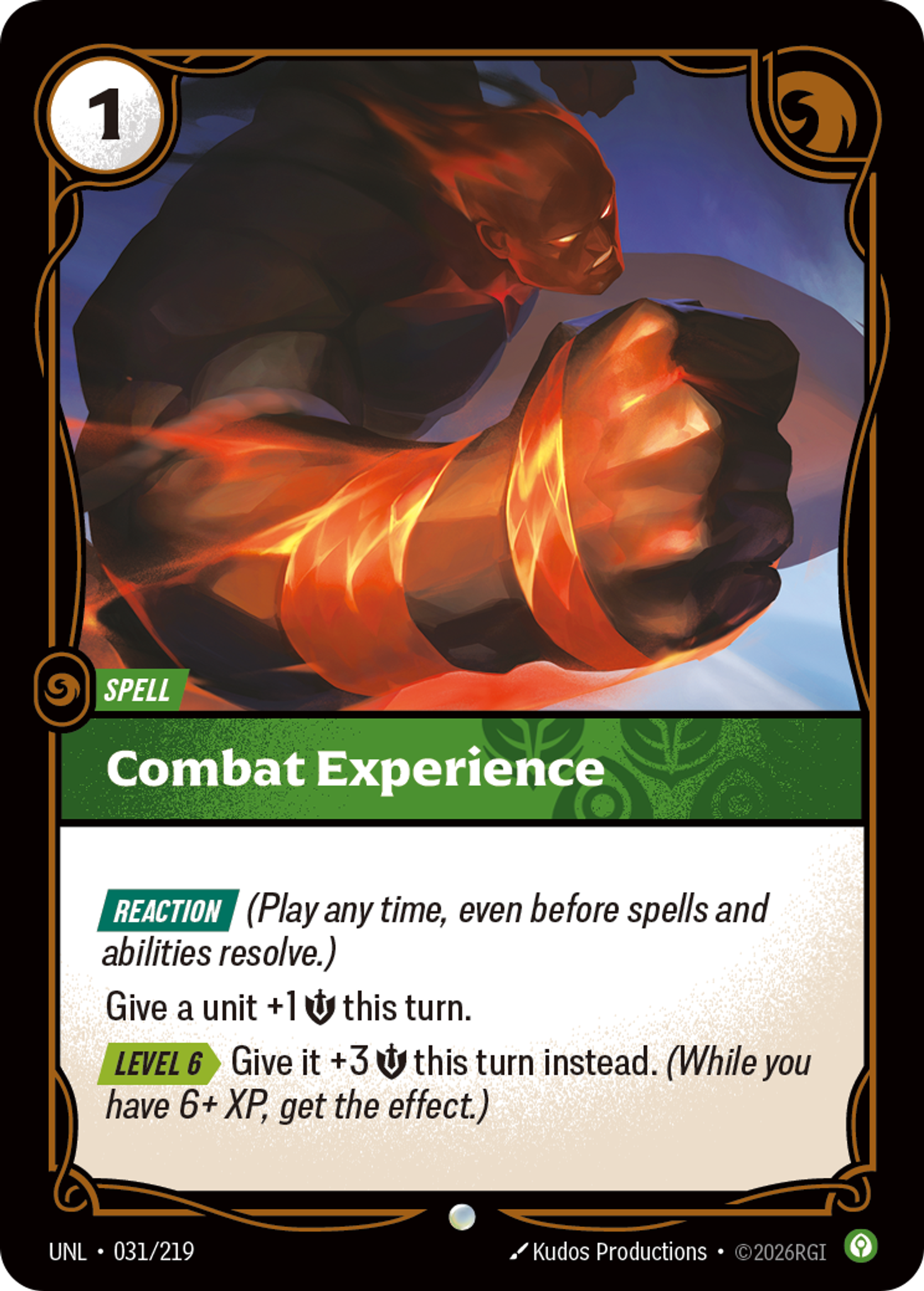 Combat Experience