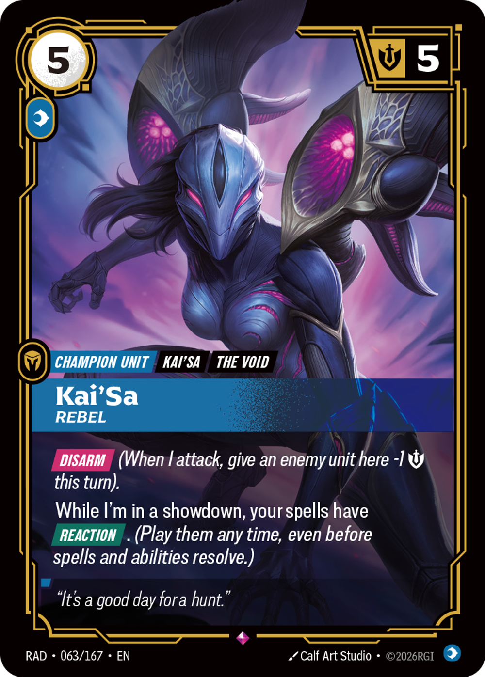 Kai'Sa, Rebel