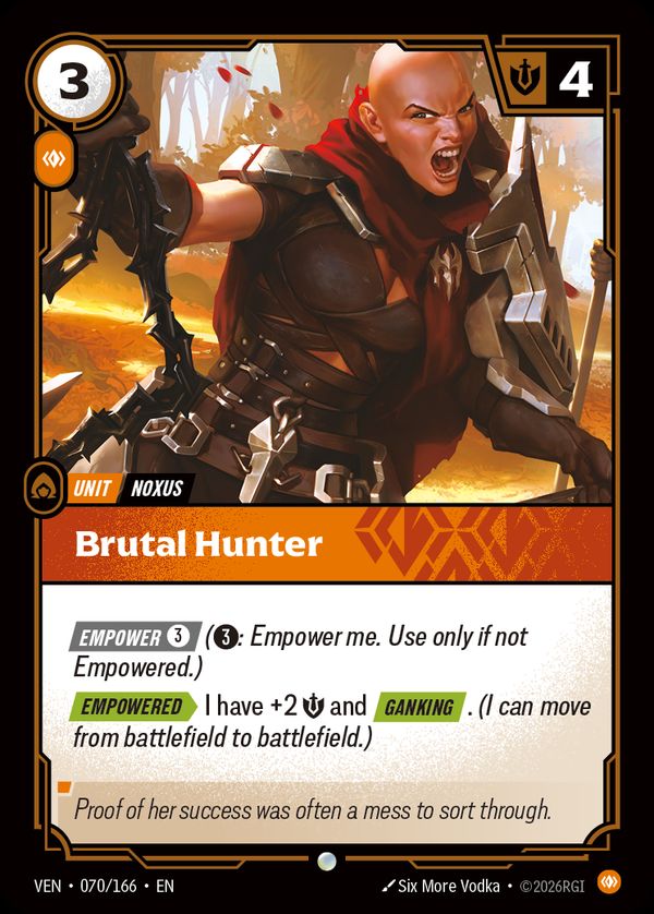 Brutal Hunter — Riftbound card