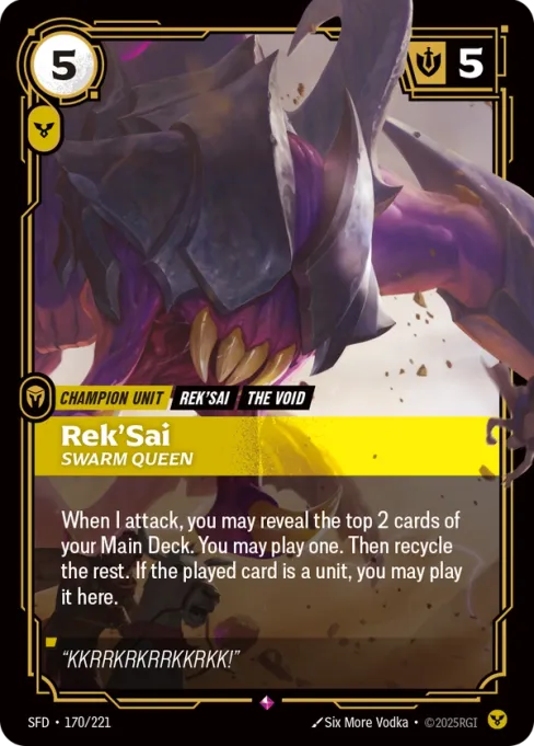 Rek'Sai, Swarm Queen, SFD-170/221