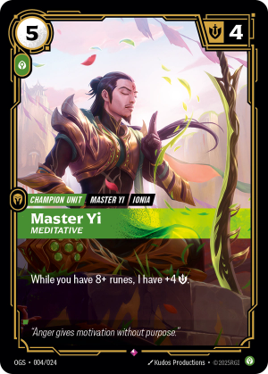 Yi, Meditative
