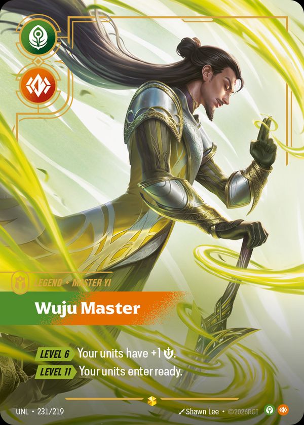 Master Yi, Wuju Master (Overnumbered) — Riftbound card