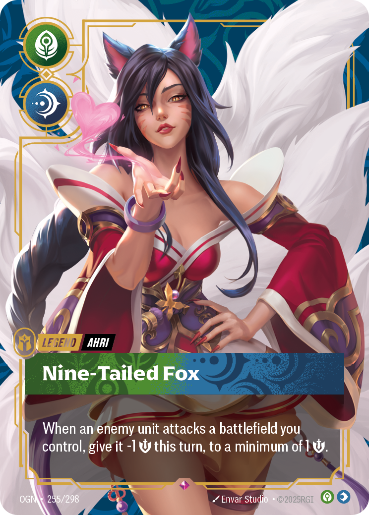 Ahri, Nine-Tailed Fox, OGN-255/298