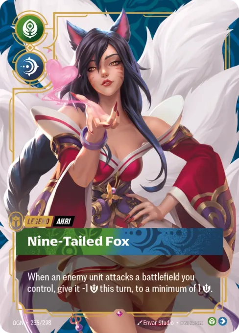 Ahri, Nine-Tailed Fox, OGN-255/298