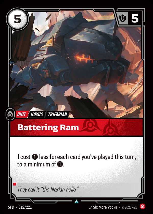 Battering Ram — Riftbound card