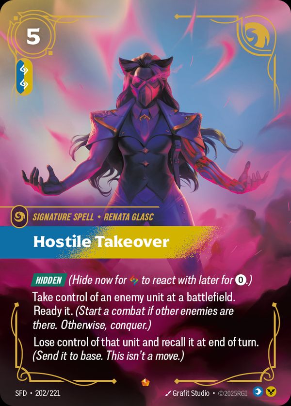 Hostile Takeover — Riftbound card