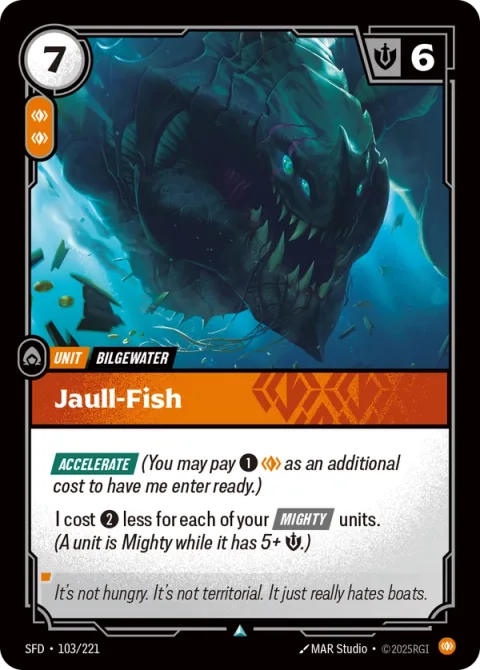 Jaull-Fish SFD-103 영어판 카드 이미지