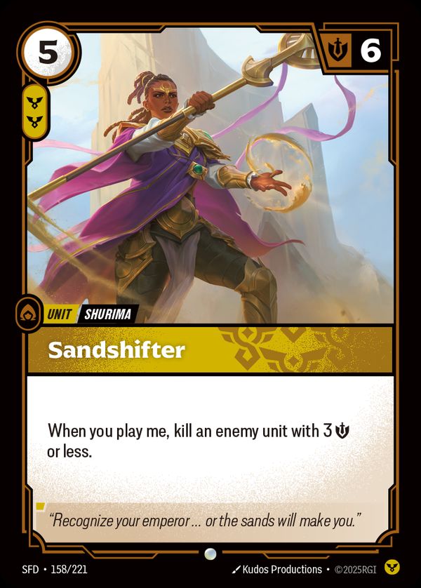 Sandshifter — Riftbound card