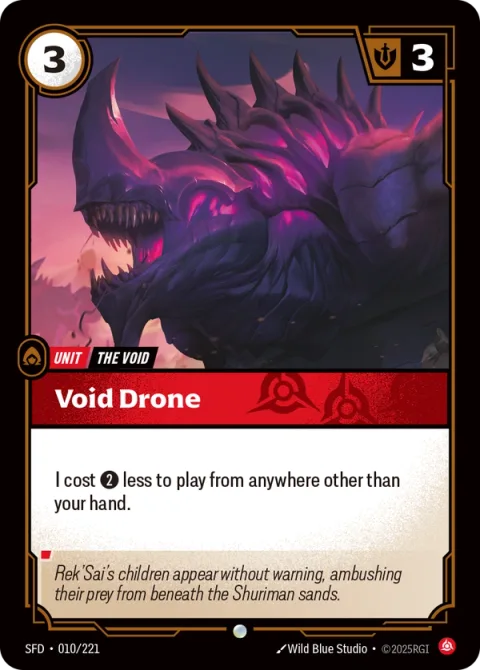 Void Drone SFD-010 영어판 카드 이미지