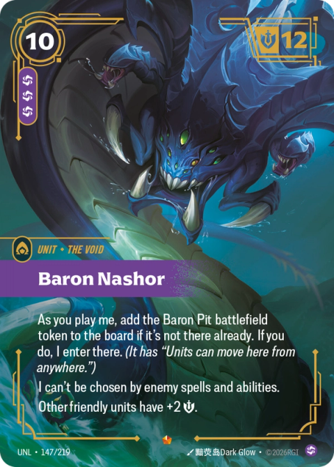 Baron Nashor — Unleashed #147, art by 黯荧岛Dark Glow
