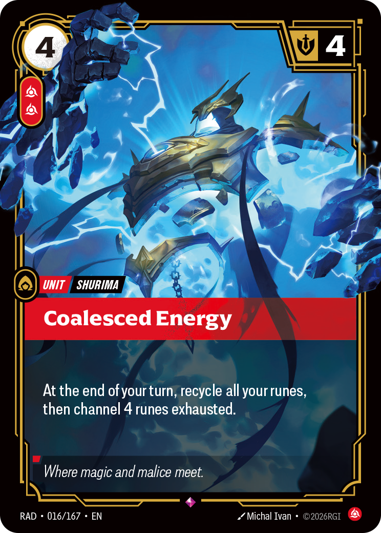 Coalesced Energy