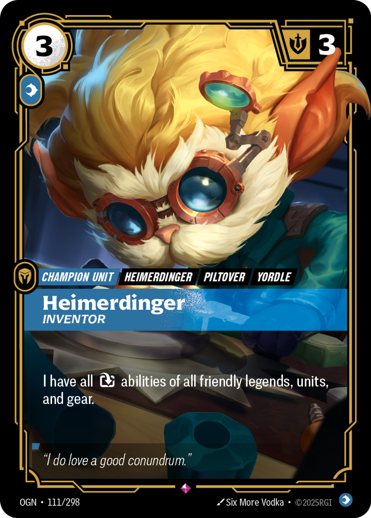 Heimerdinger, Inventor
