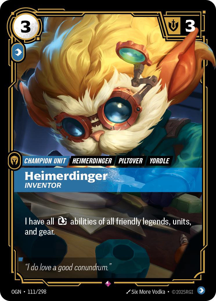 HEIMERDINGER, INVENTOR