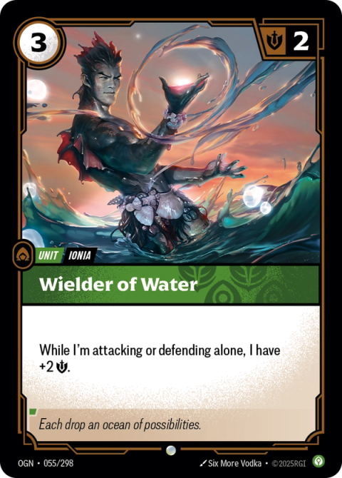 Wielder of Water — Origins #055, art by Six More Vodka