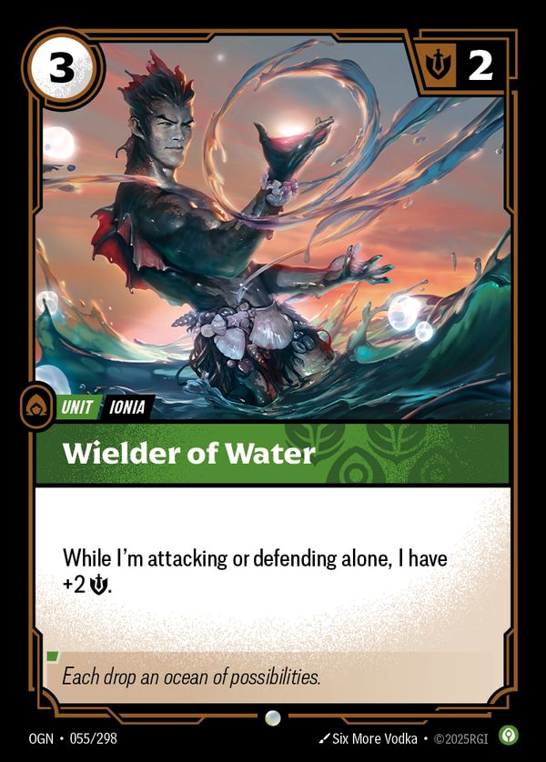 Wielder of Water — Riftbound card