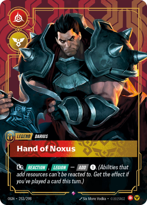 Darius - Hand of Noxus — Origins #253, art by Six More Vodka