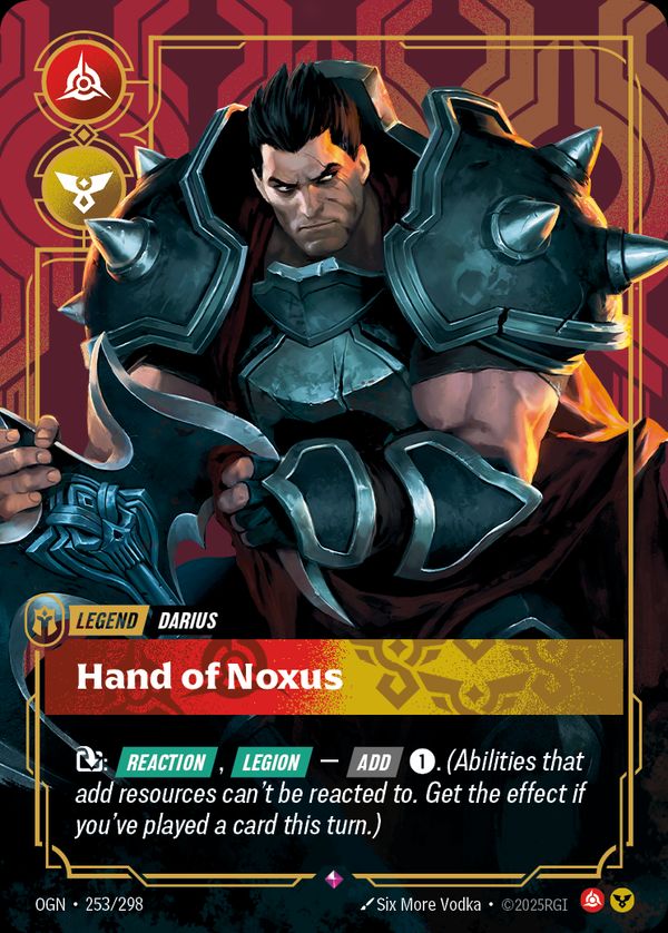 Darius, Hand of Noxus — Riftbound card