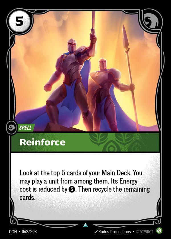Reinforce — Riftbound card