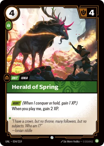 Herald of Spring · UNL-034/219