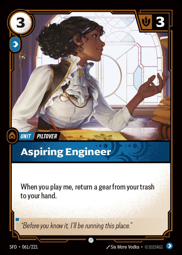 Aspiring Engineer — Riftbound card