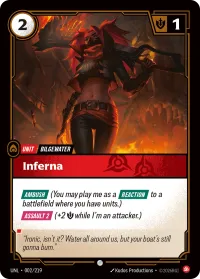 Inferna, Unleashed