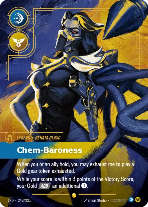 Renata Glasc, Chem-Baroness (Overnumbered) SFD-249 Overnumbered printing