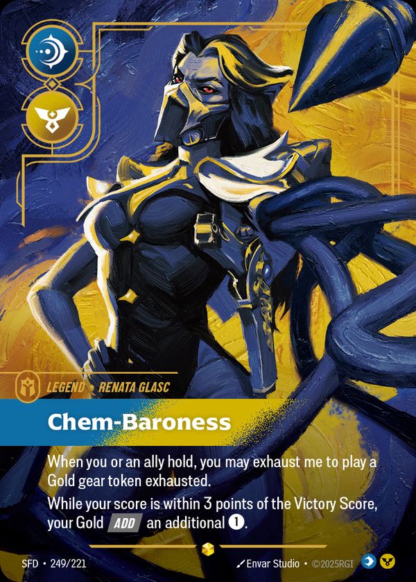Renata Glasc, Chem-Baroness (Overnumbered) — Riftbound card