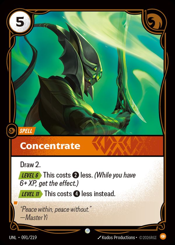 Concentrate — Riftbound card