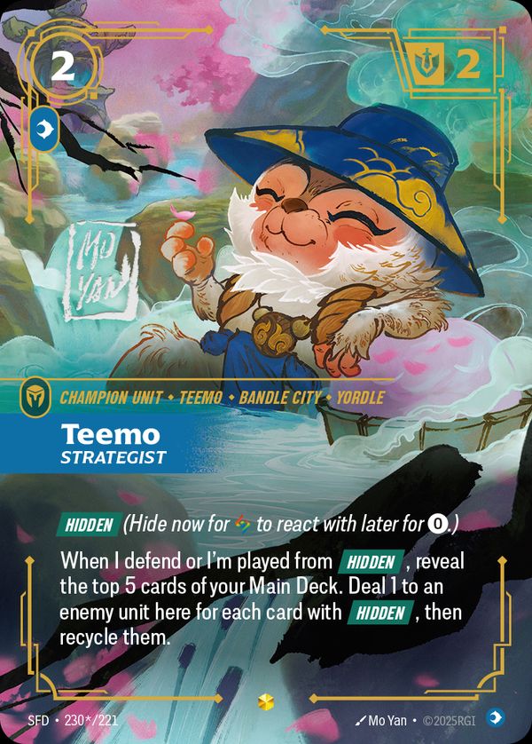 Teemo, Strategist (Signature) — Riftbound card