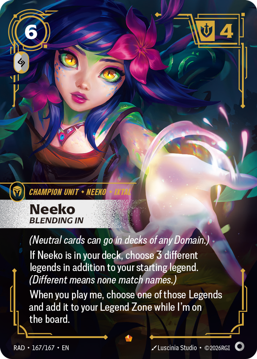 Neeko, Blending In