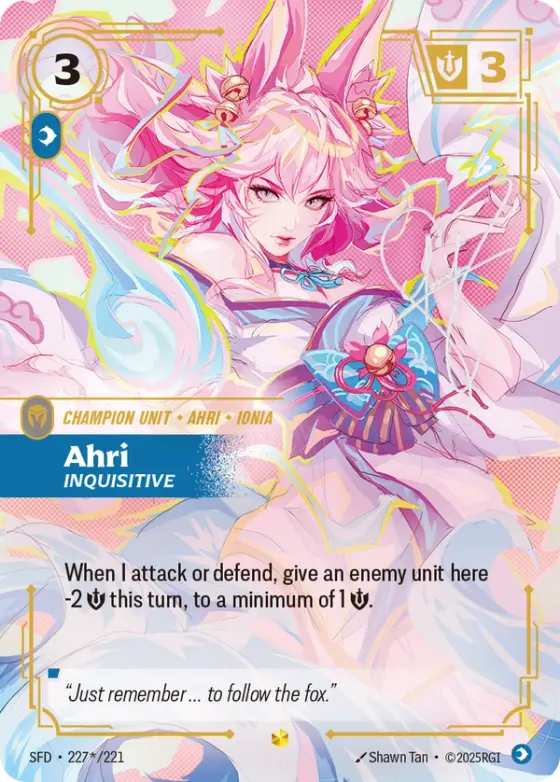 Ahri, Inquisitive (Signature) SFD-227_p1 Signature printing