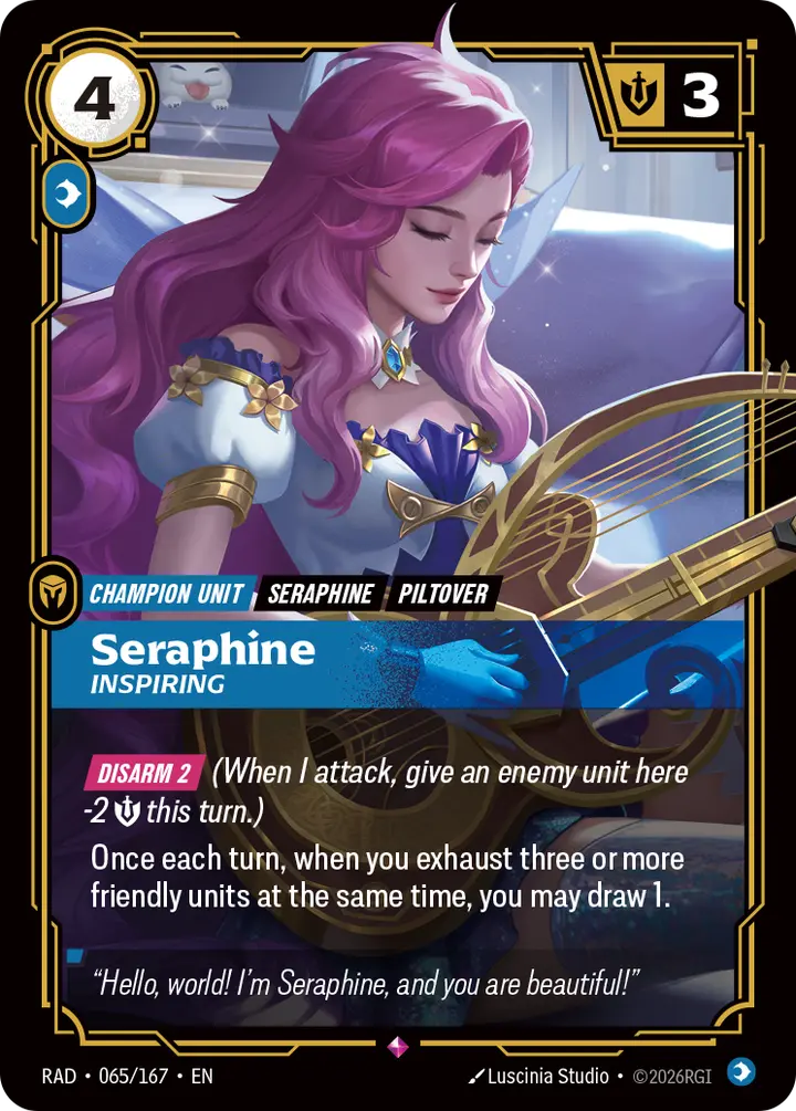 Seraphine, Inspiring
